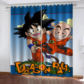 2025 NEW Dragon Ball Curtains Blackout Window Treatments Drapes for Room Decor